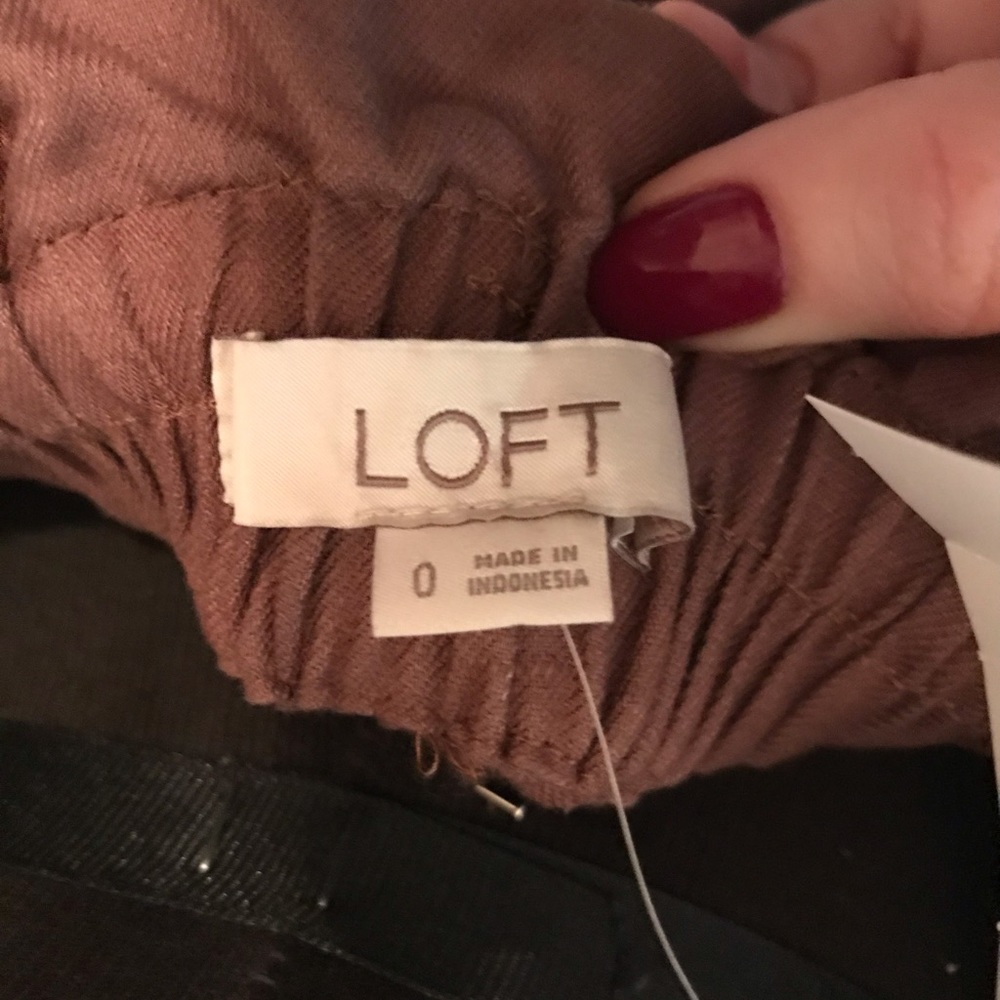 Loft paper bag mini skirt. NWT - Picture 7 of 9